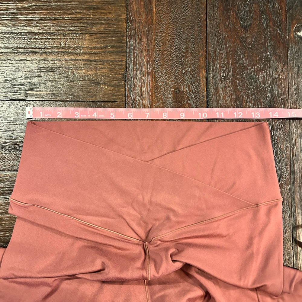 Aerie Offline Real Me Crossover Biker Shorts 7in - burgundy - Picture 5 of 6